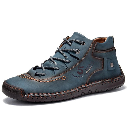 Vintage Leather Style Boots For Men