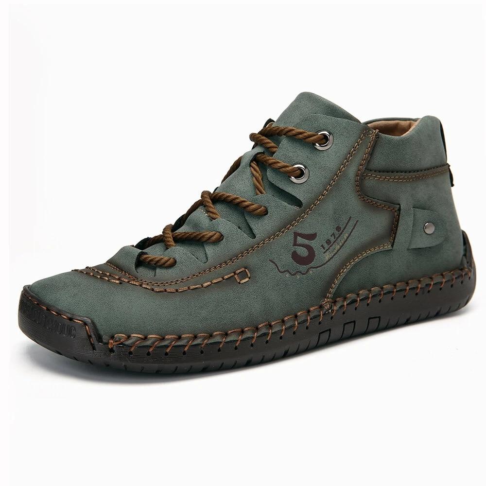 Vintage Leather Style Boots For Men