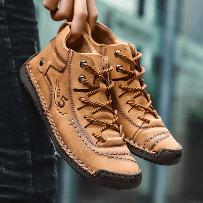 Vintage Leather Style Boots For Men