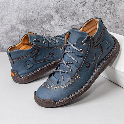 Vintage Leather Style Boots For Men