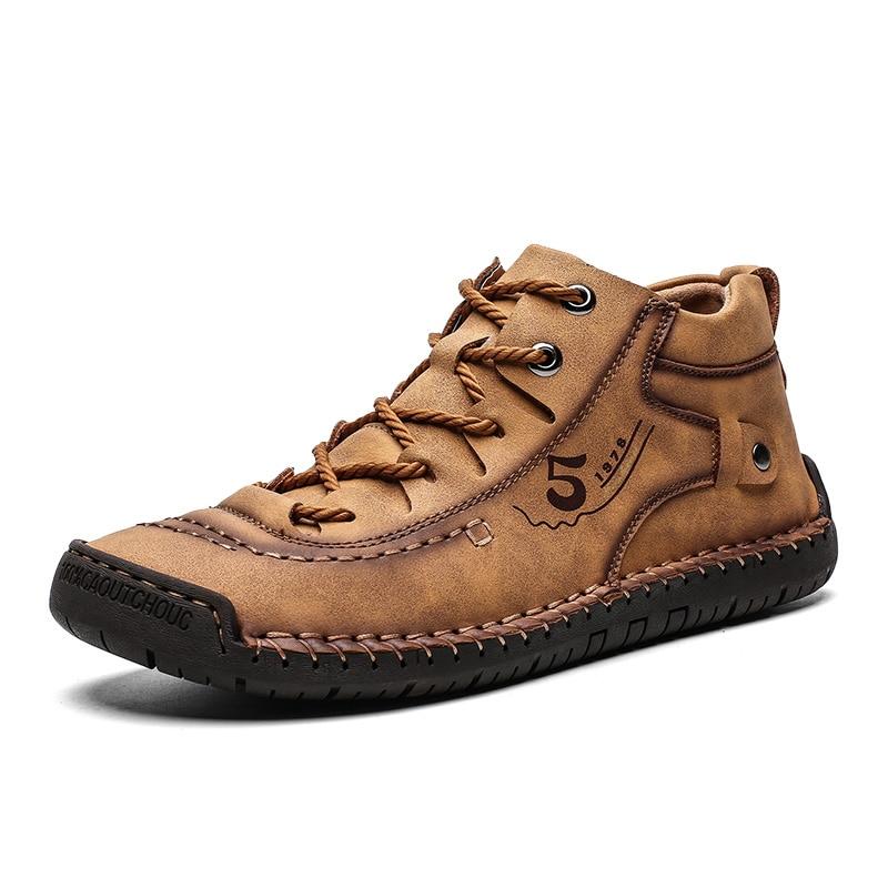 Vintage Leather Style Boots For Men