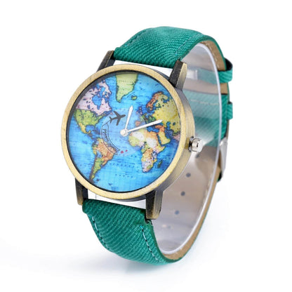 Vintage Traveler's Leather Watch