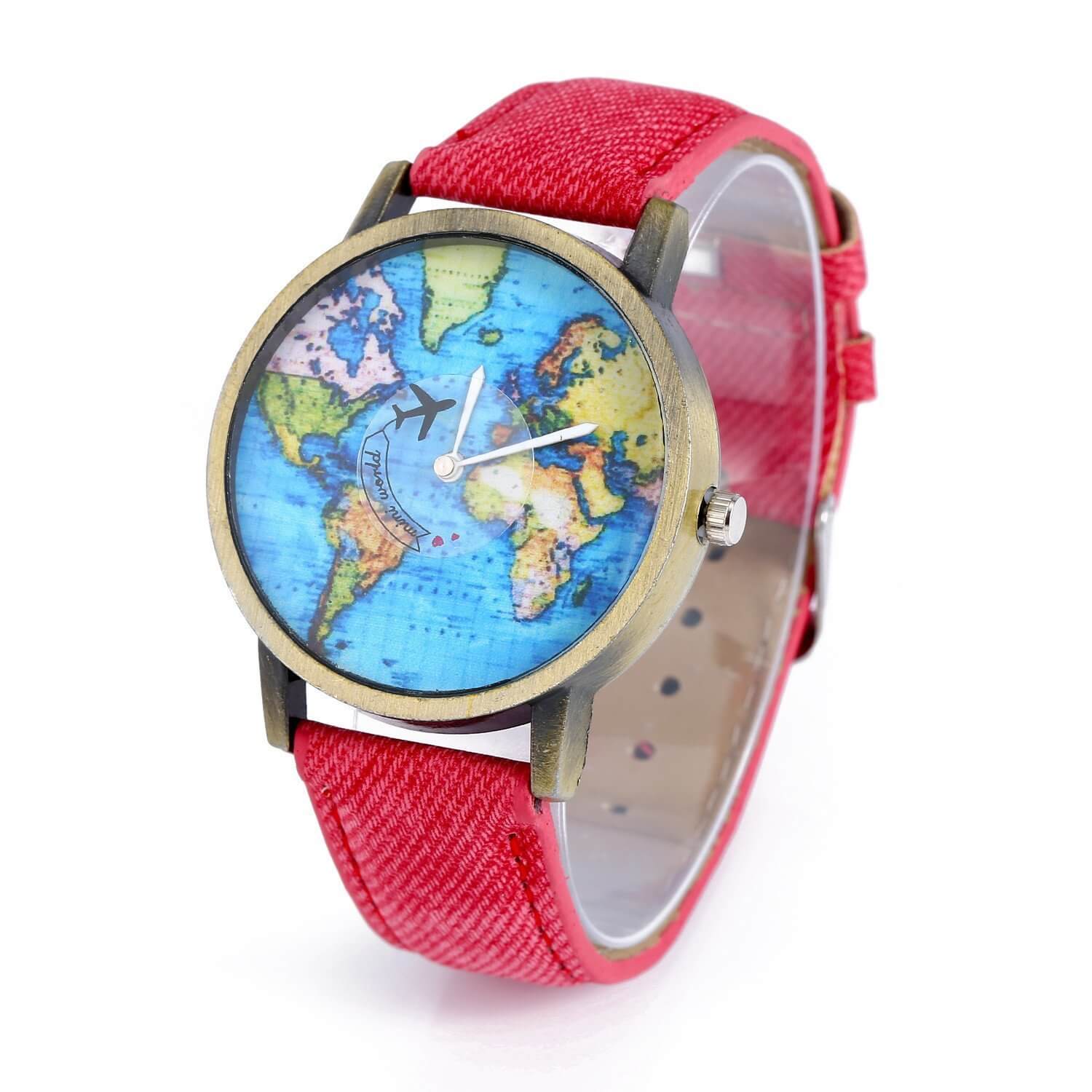 Vintage Traveler's Leather Watch
