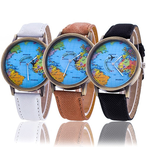 Vintage Traveler's Leather Watch