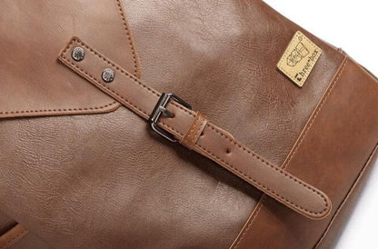 Vintage faux leather backpack