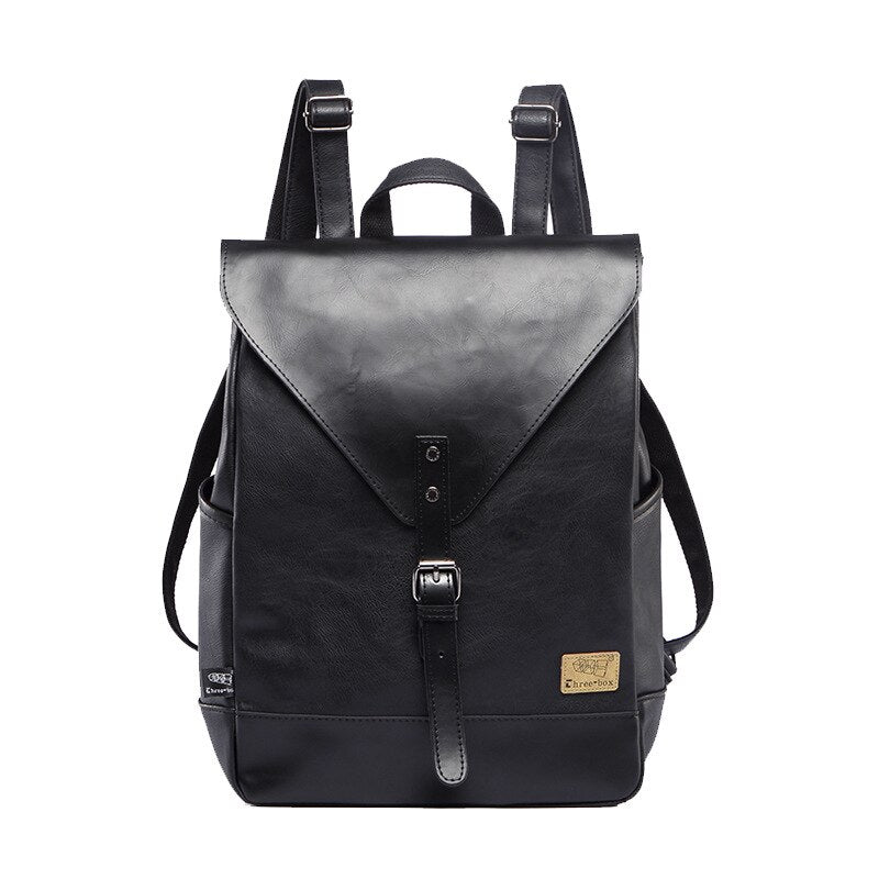 Vintage faux leather backpack