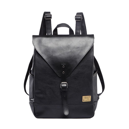 Vintage faux leather backpack