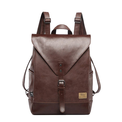 Vintage faux leather backpack