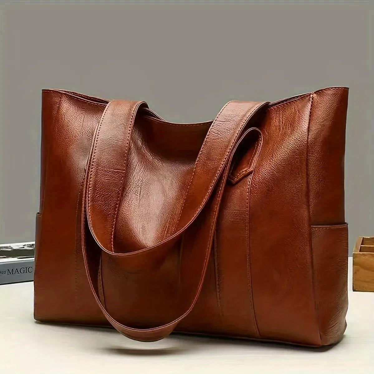 Vintage large tote bag