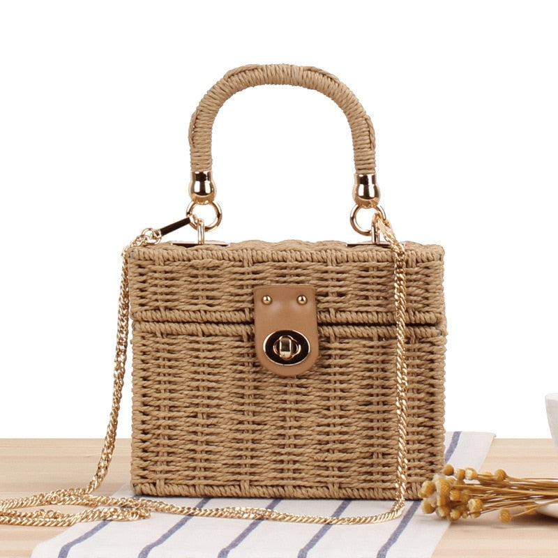 Vintage straw bag