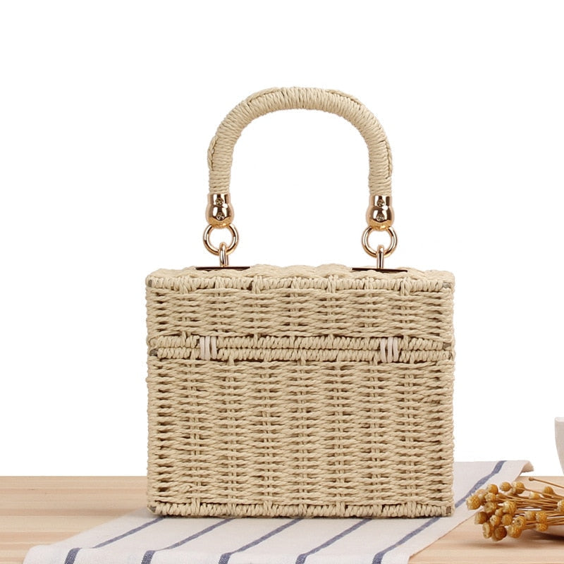 Vintage straw bag
