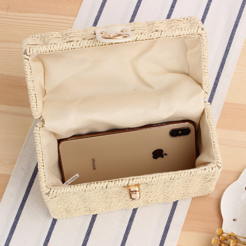Vintage straw bag