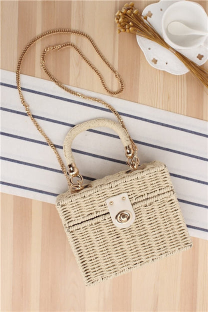 Vintage straw bag