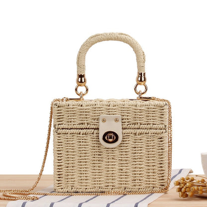 Vintage straw bag