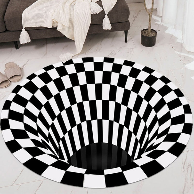 Virtex illusion carpet- 3D carpet for a more playful living space!
