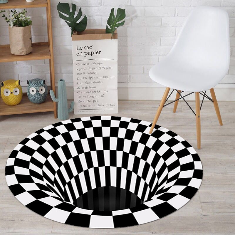Virtex illusion carpet- 3D carpet for a more playful living space!