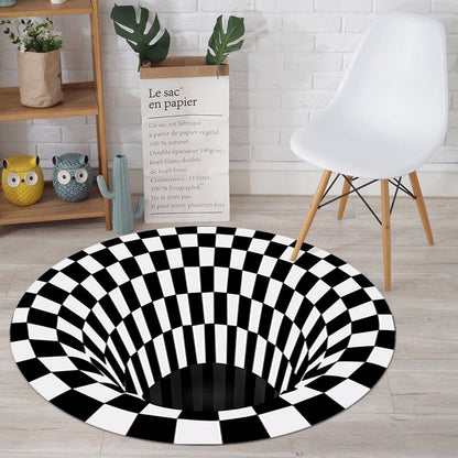 Virtex illusion carpet- 3D carpet for a more playful living space!