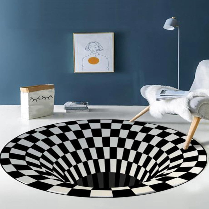 Virtex illusion carpet- 3D carpet for a more playful living space!