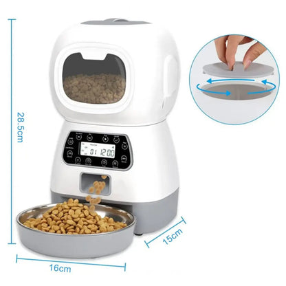 Voice recording automatic pet food
