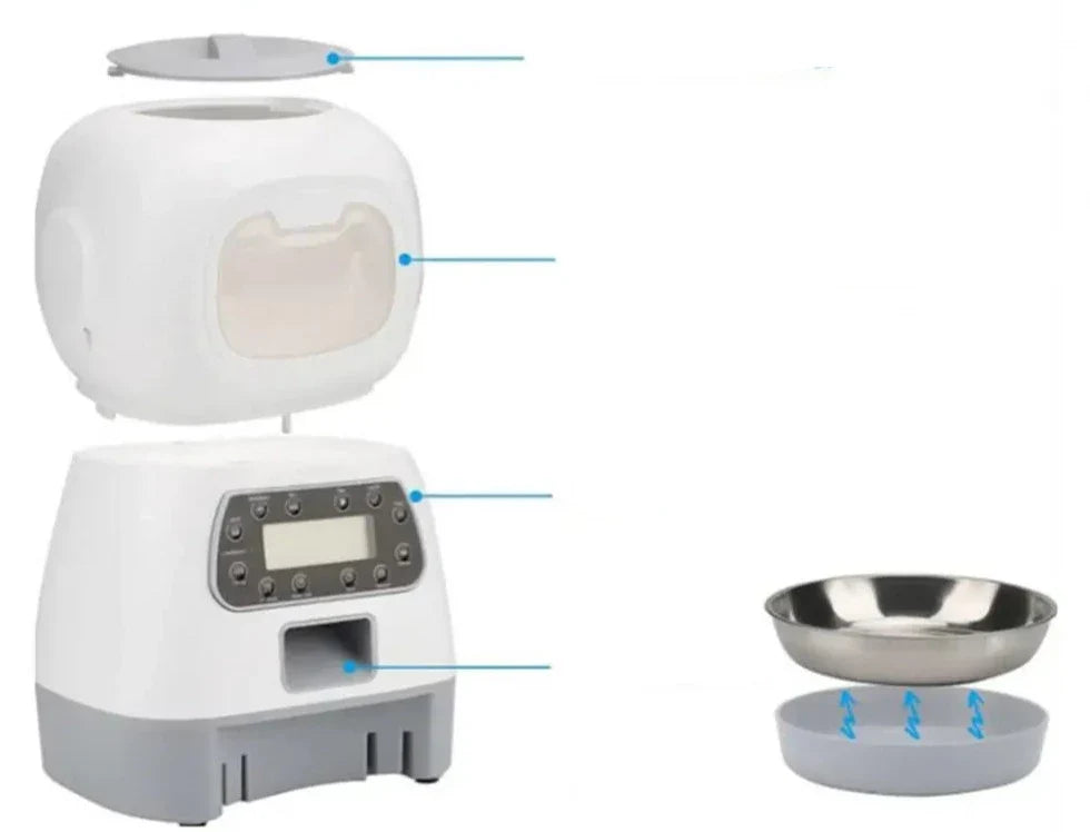 Voice recording automatic pet food