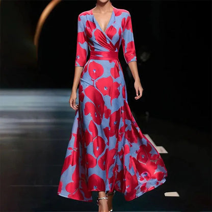 Women's Maxi Dress Floral Print A-line