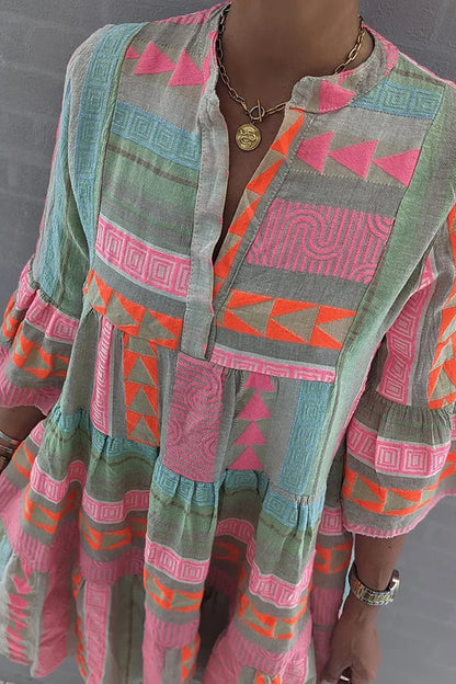 Women's Tunic Dress Bohemian Ibiza Style