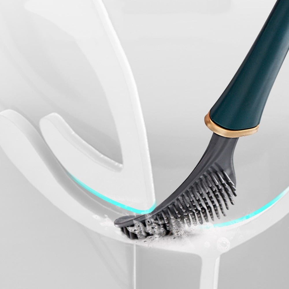 Wall-mounted Toilet brush Silicone Ergonomic Handle