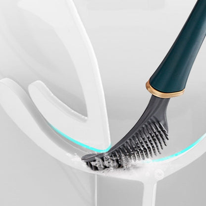 Wall-mounted Toilet brush Silicone Ergonomic Handle