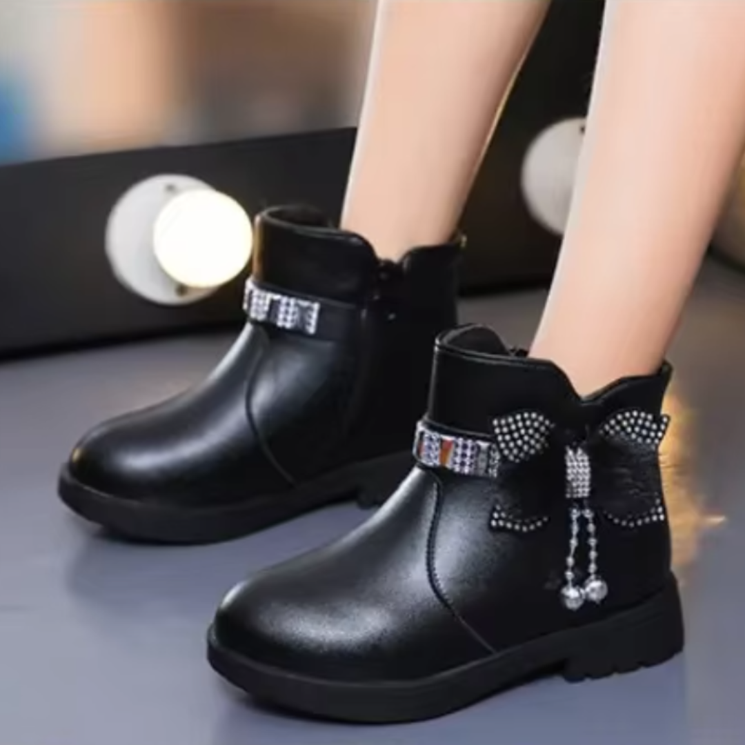 Warm Leather Style Boots for Girls