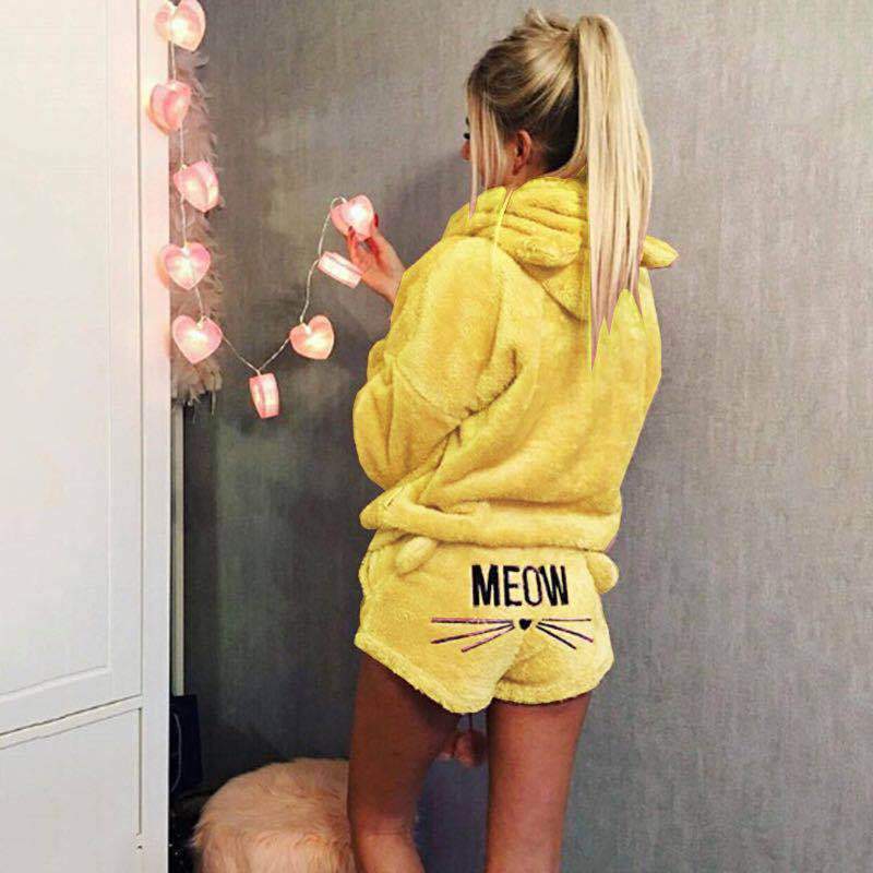 Warm Meow Cat Pyjama Set