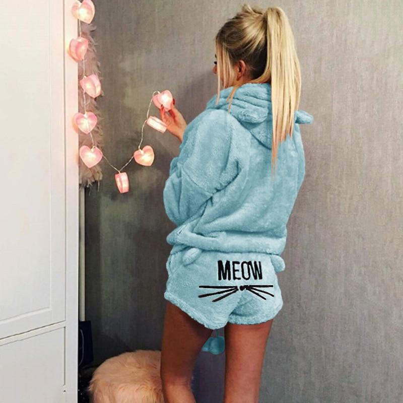 Warm Meow Cat Pyjama Set