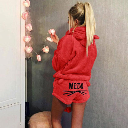 Warm Meow Cat Pyjama Set