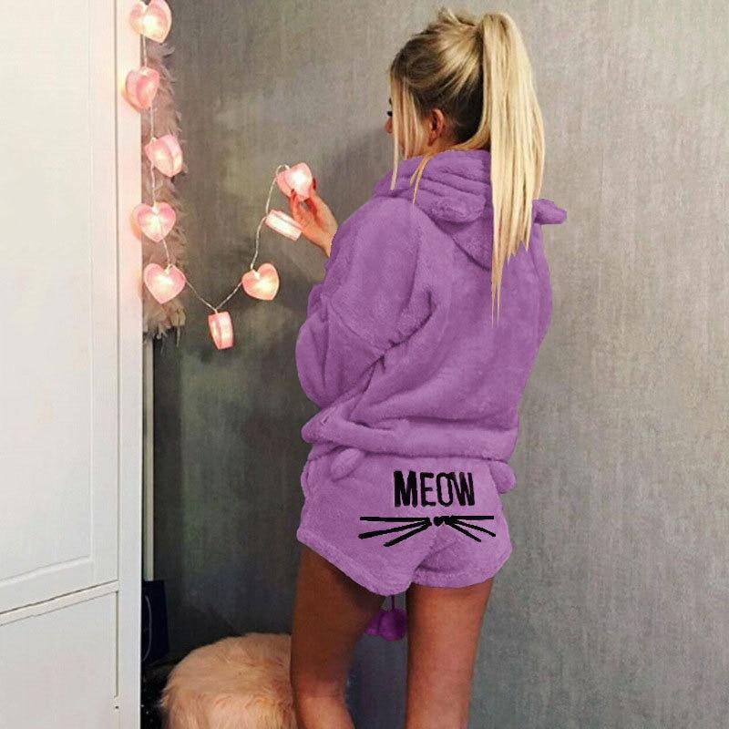 Warm Meow Cat Pyjama Set