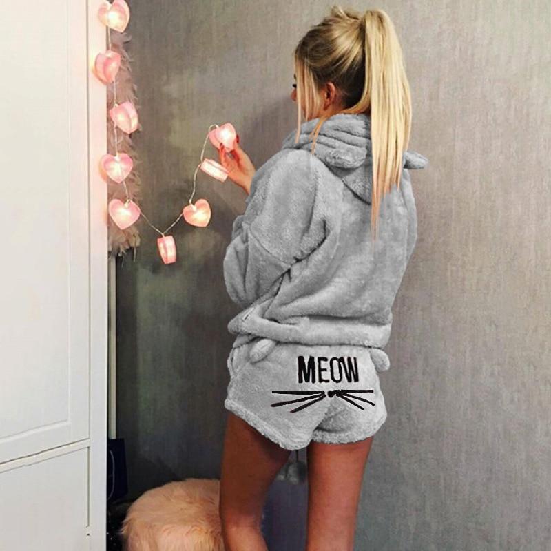 Warm Meow Cat Pyjama Set
