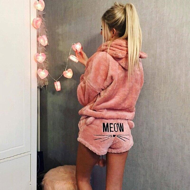 Warm Meow Cat Pyjama Set