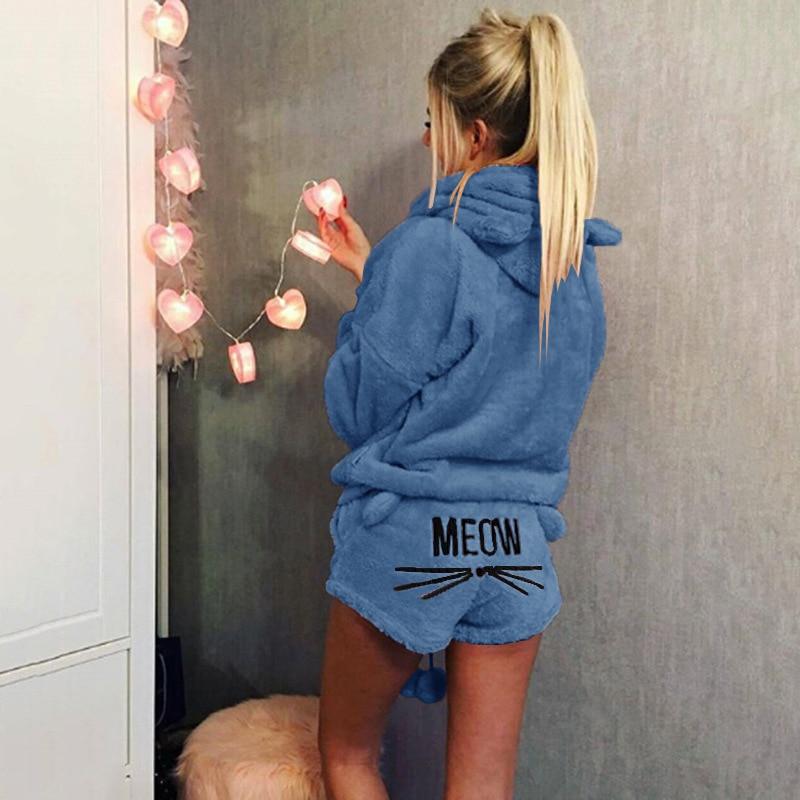 Warm Meow Cat Pyjama Set