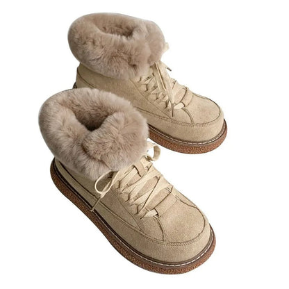 Warm ankle boots for women