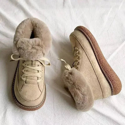 Warm ankle boots for women