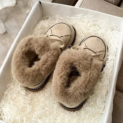 Warm ankle boots for women
