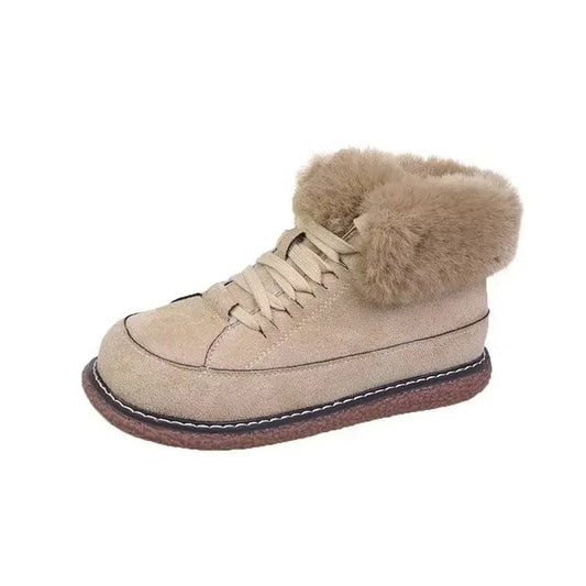 Warm ankle boots for women