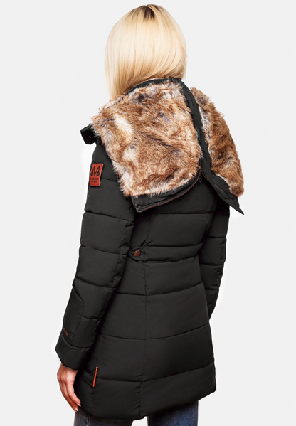 Warm cotton quilted women's jacket