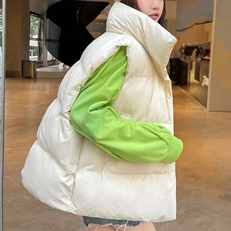 Warm down jacket for ladies