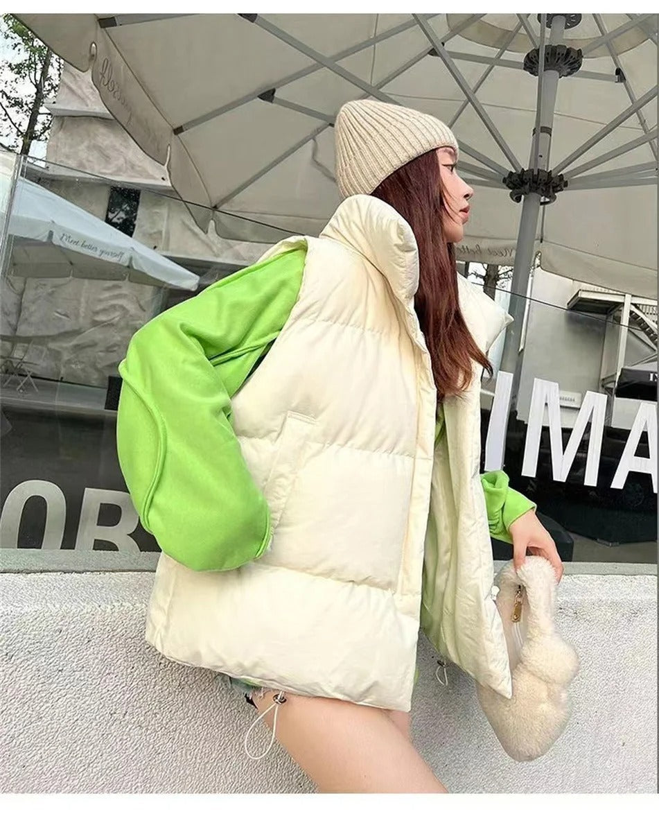 Warm down jacket for ladies