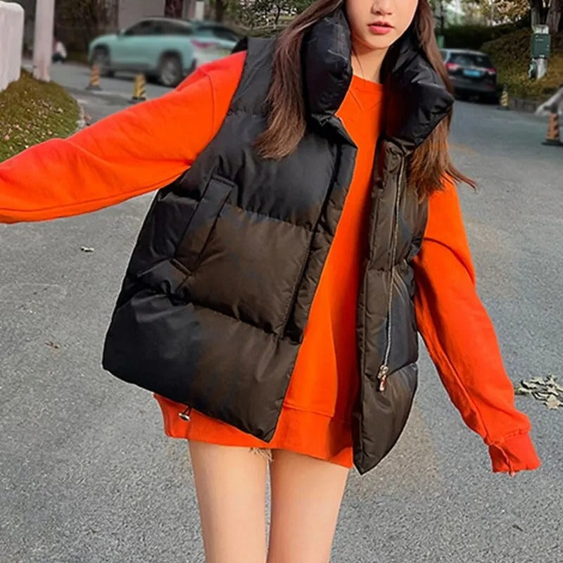 Warm down jacket for ladies