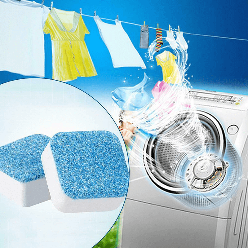 Washing machine deep-cleaning tablets