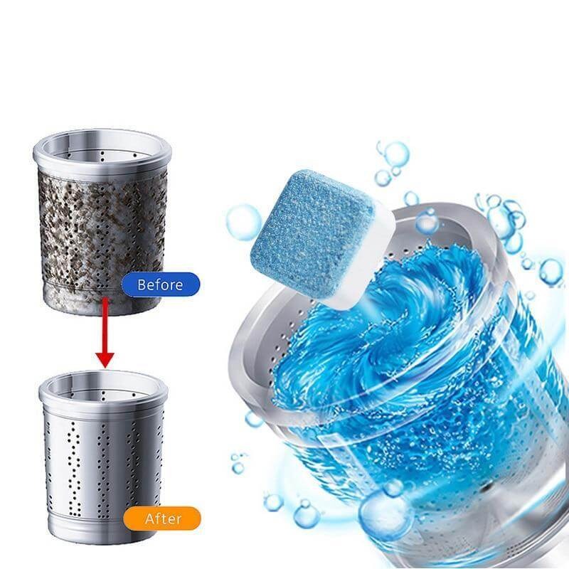 Washing machine deep-cleaning tablets