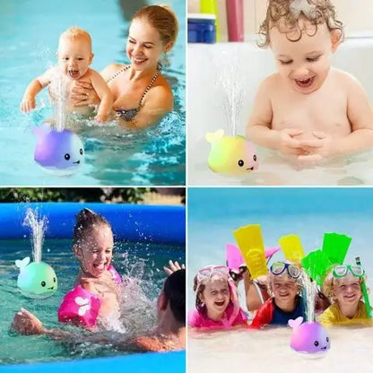Water Spray Whale Bath Toys