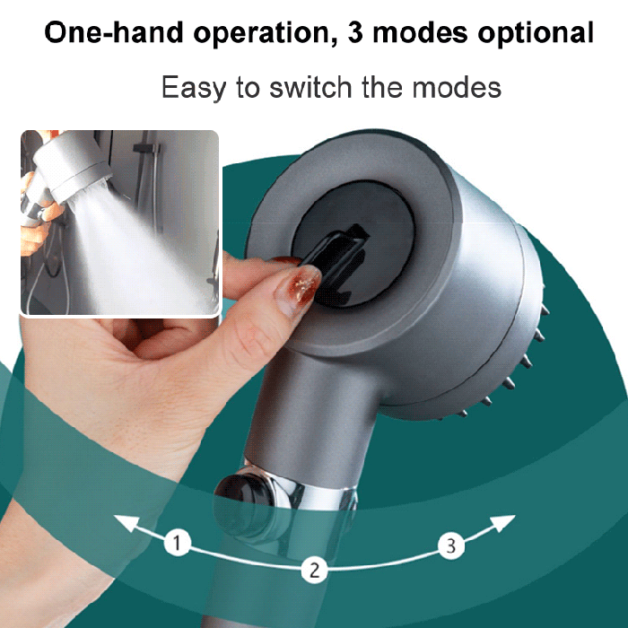 Water-saving Shower Head Increased Water Pressure With 9-Filter Layers