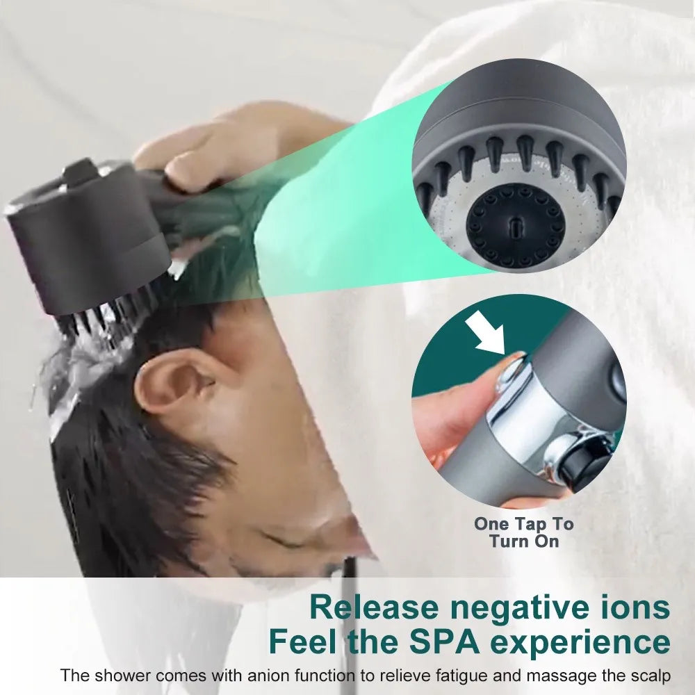 Water-saving Shower Head Increased Water Pressure With 9-Filter Layers