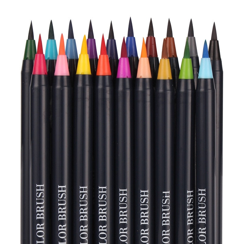 Watercolour brush pens (20-piece set)